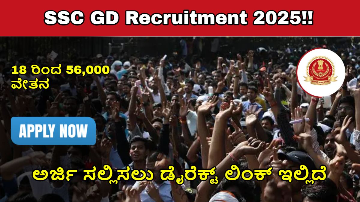 SSC GD Recruitment 2025