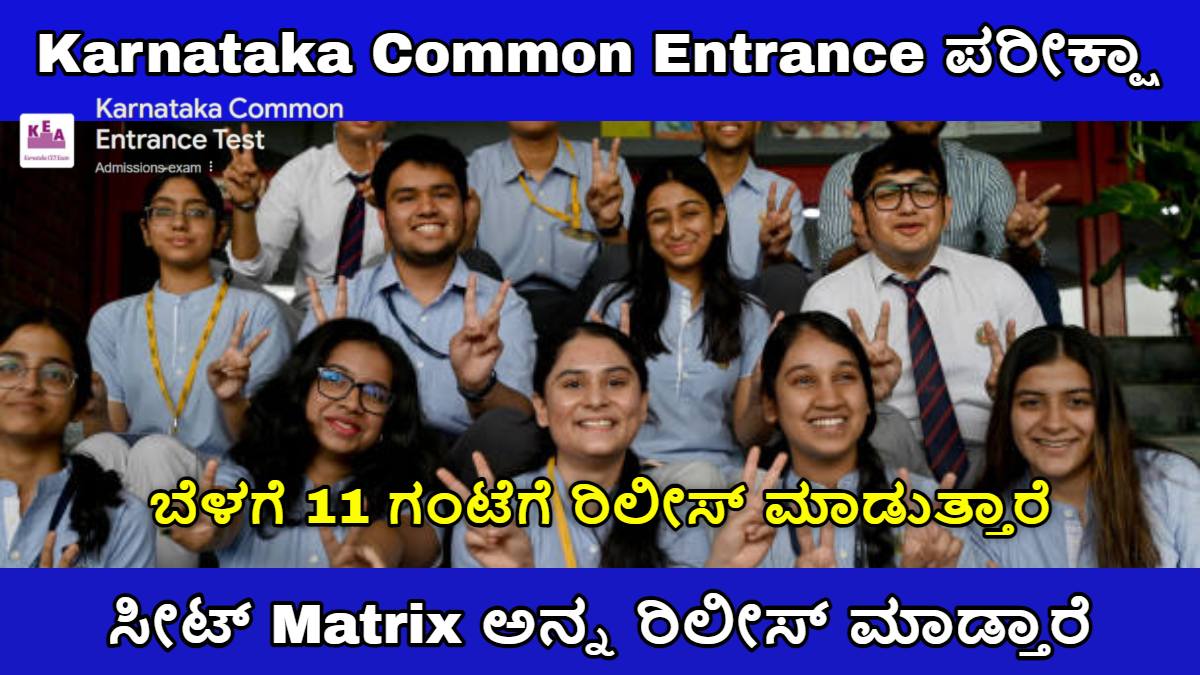 karnataka common entrance test news, Editing, Seat Matrix